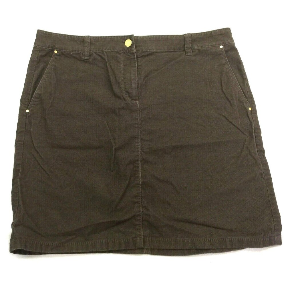 ANN TAYLOR WOMENS CORDUROY SKIRT SIZE 12